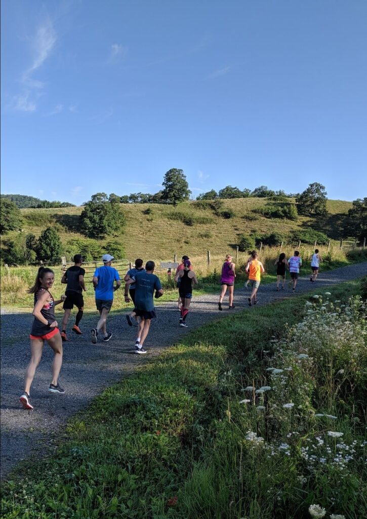 Group running at our ZAP running vacations.