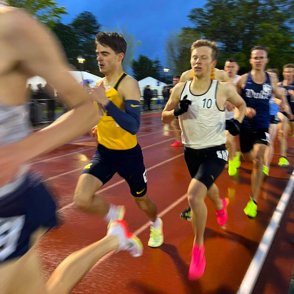 Dan competing at the Duke Invitational.