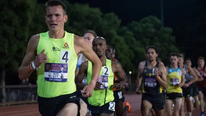 Joe Stilin deviated from his racing schedule to run his lifetime best at 3k.
